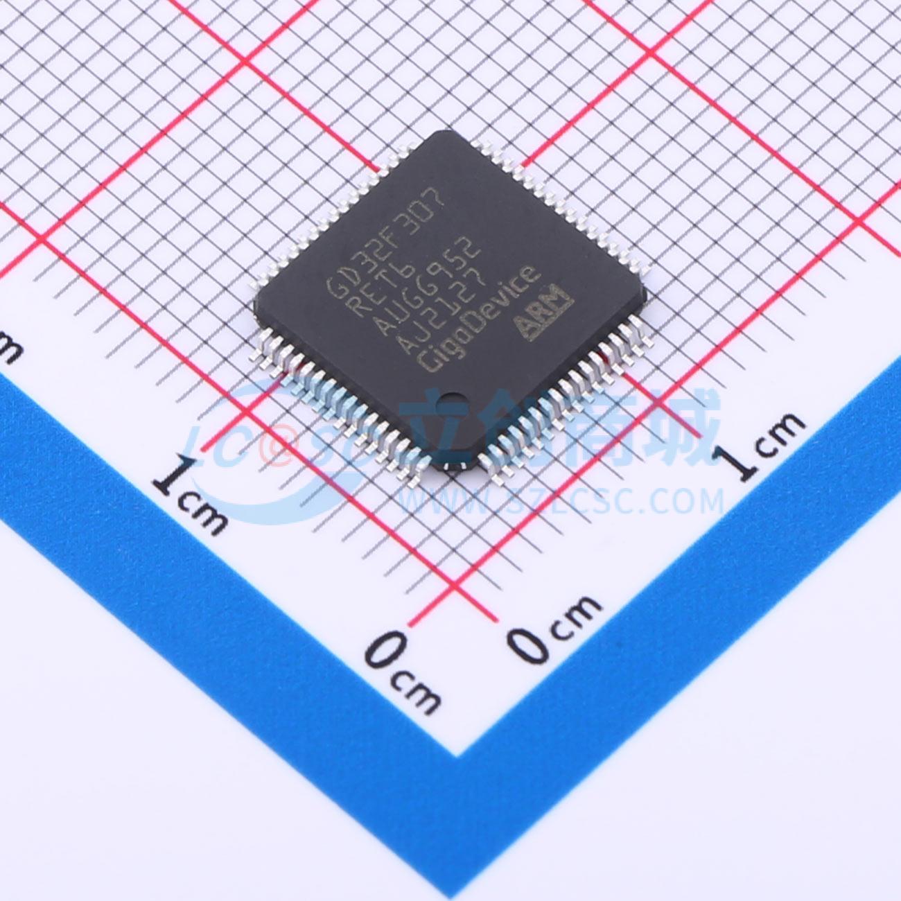GD32F307RET6实物图