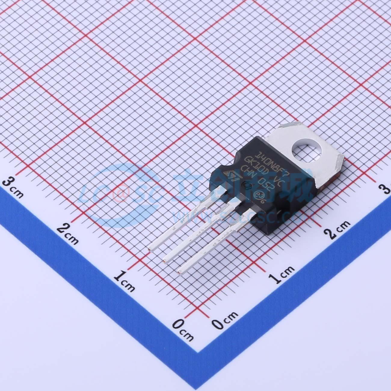 点击查看大图 STP140N8F7实物图