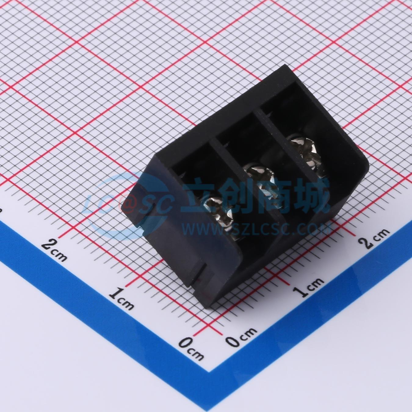 DBT50P-6.35-3P-BK-P实物图