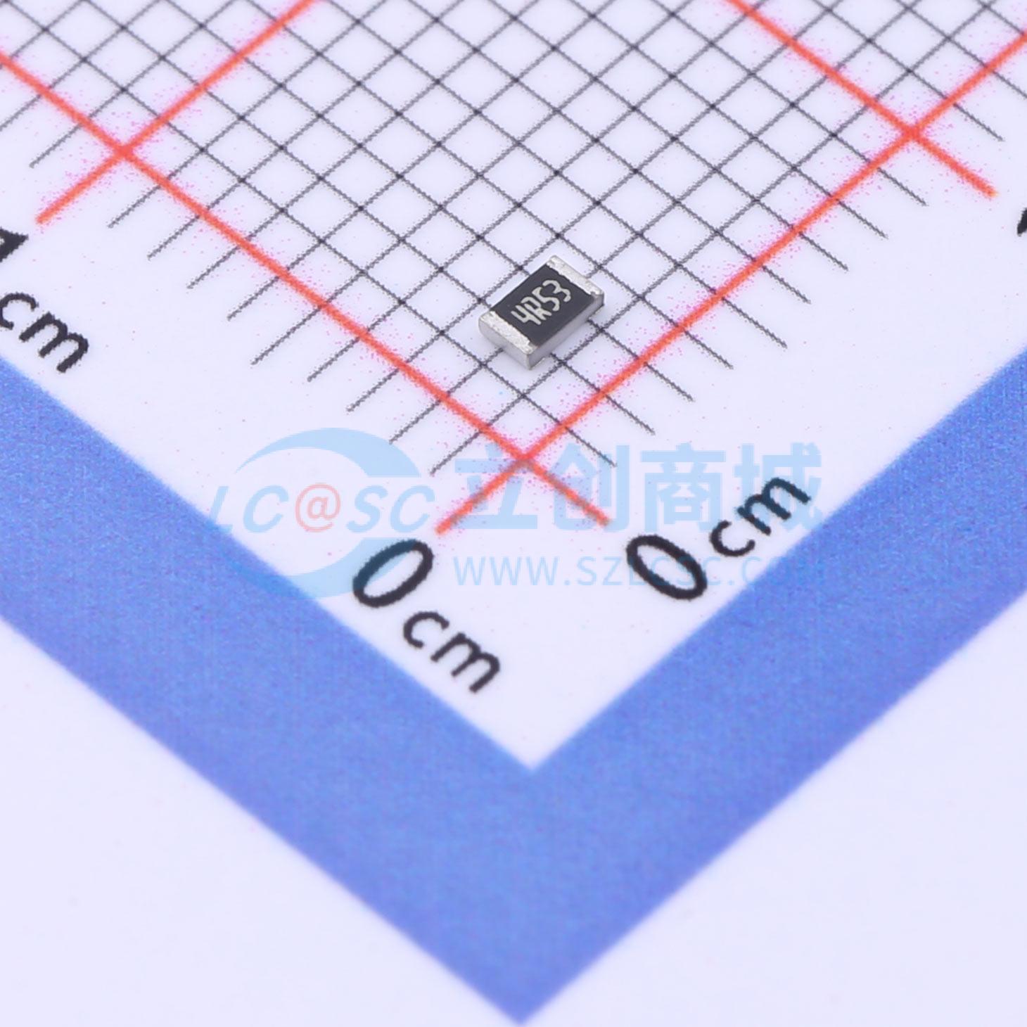 点击查看大图 SCR0805F4R53实物图