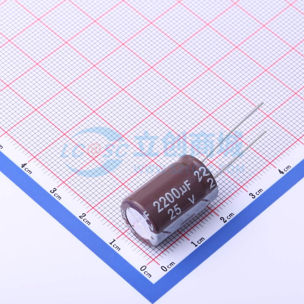 点击查看大图 HY1E222M130210CD288实物图