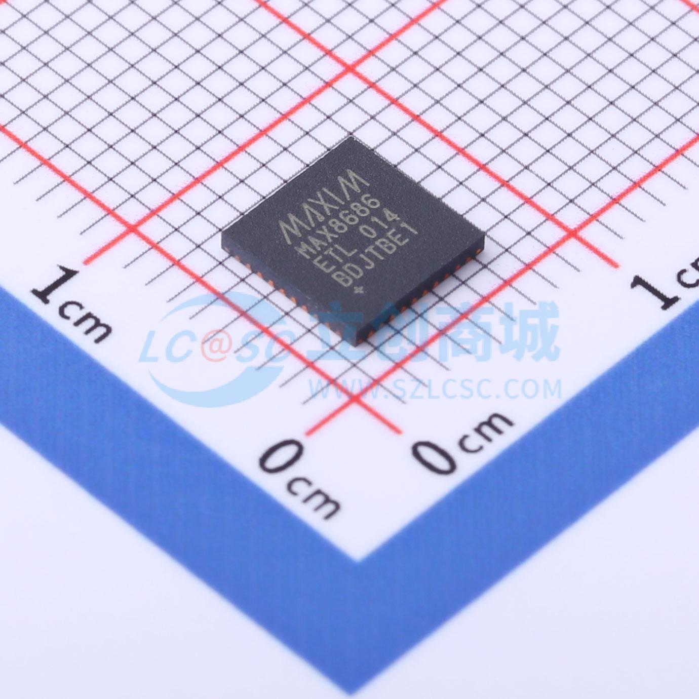 点击查看大图 MAX8686ETL+实物图