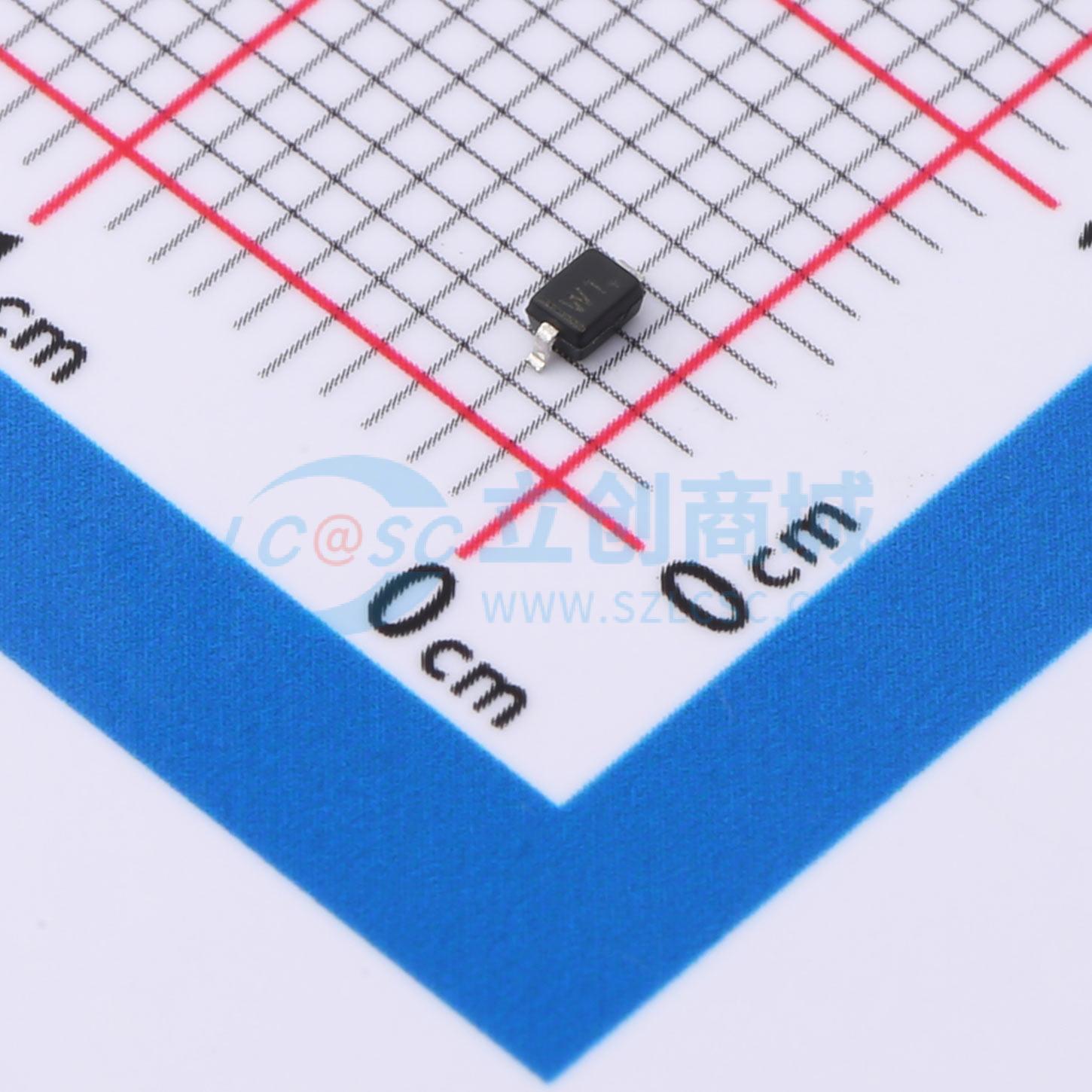 点击查看大图 BZT52C2V7S实物图