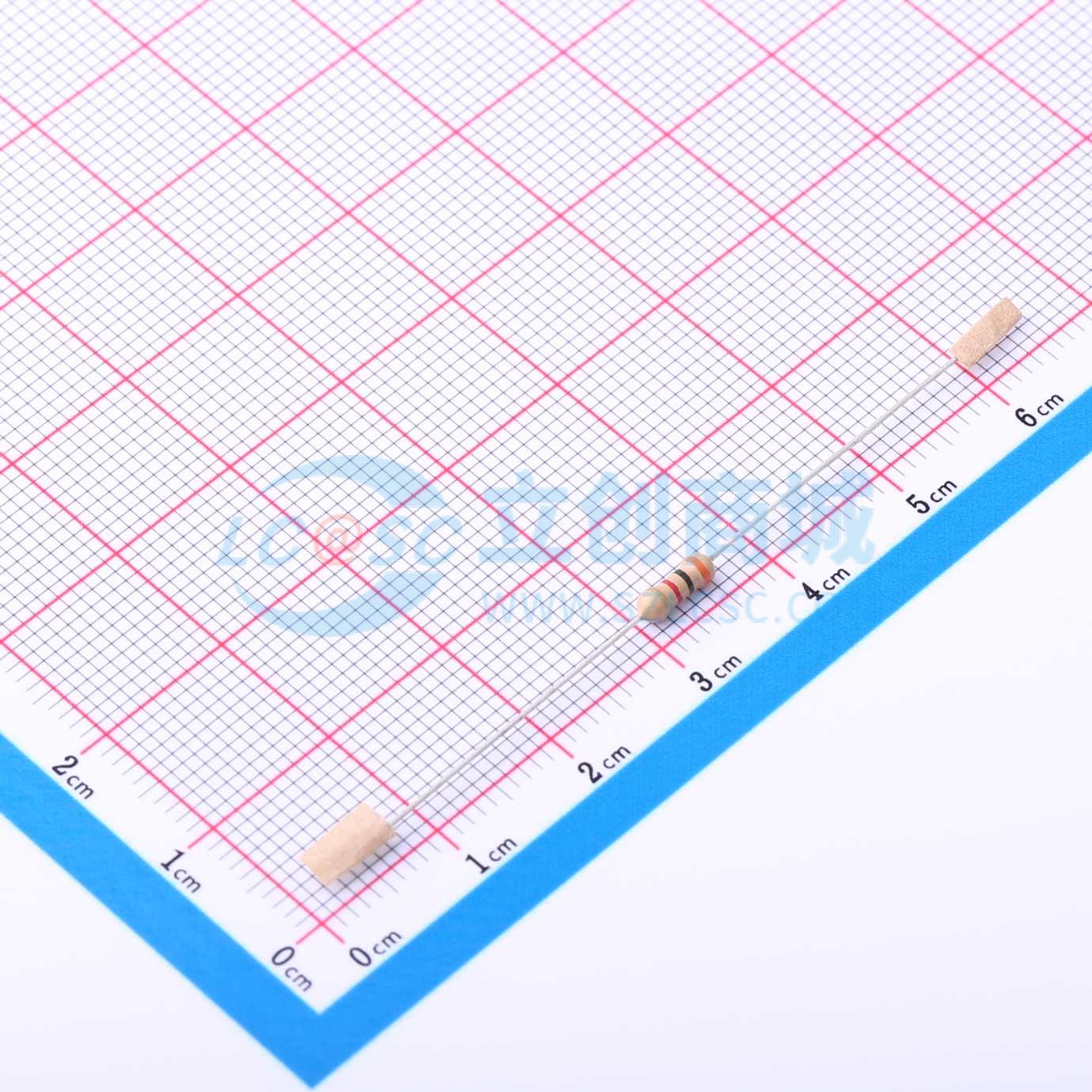 点击查看大图 CR1/4W-3K±5%-ST52实物图