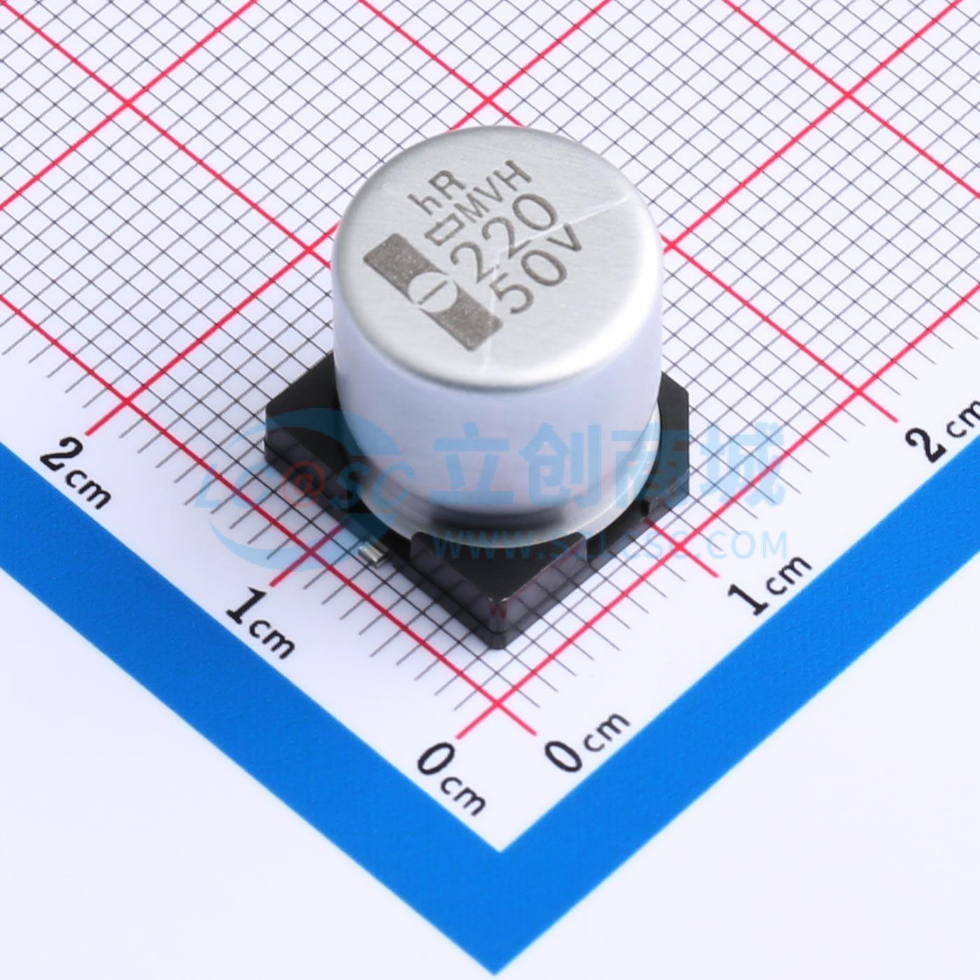 EMVH500ARA221MKE0S实物图