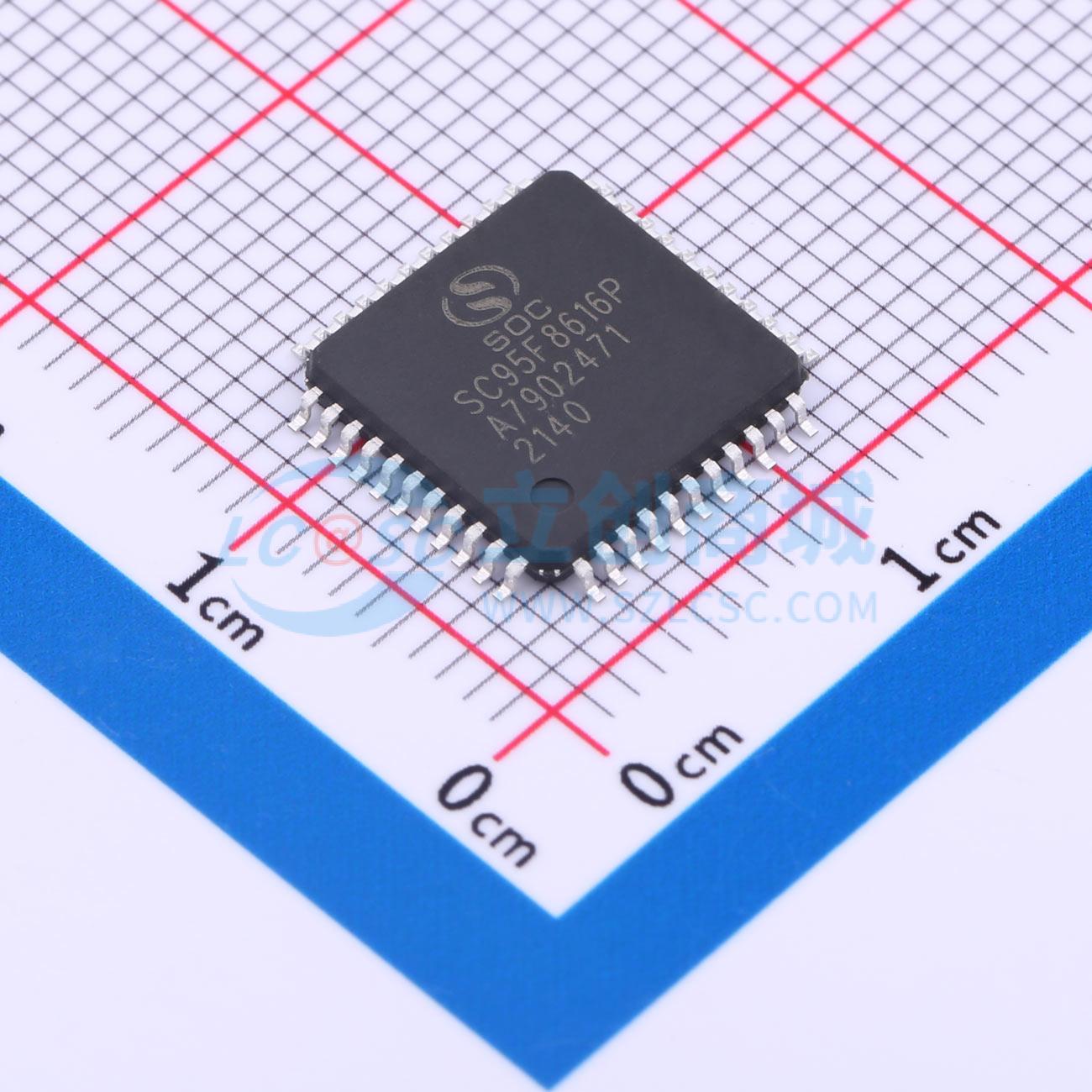点击查看大图 SC95F8616P44R实物图