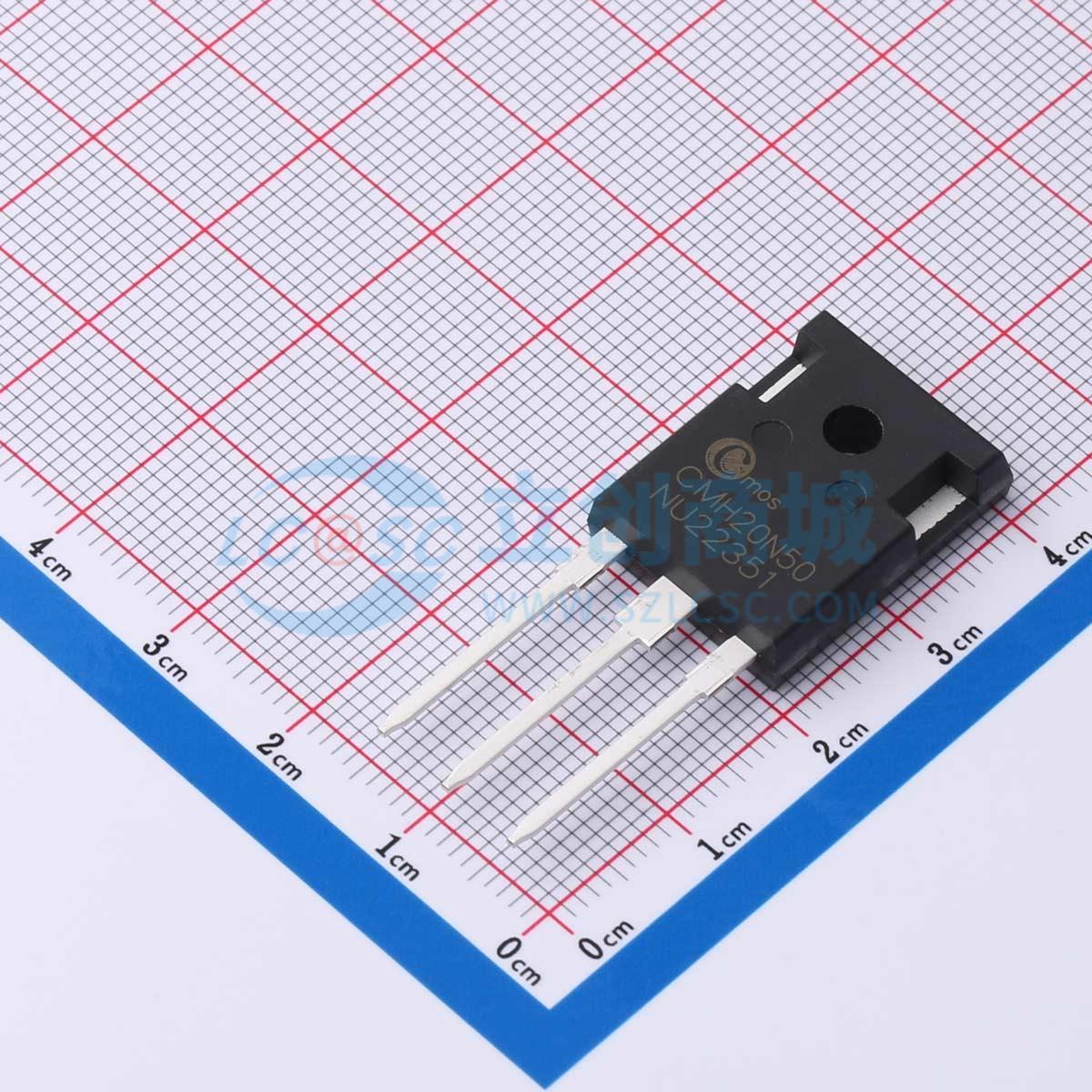 点击查看大图 CMH20N50实物图