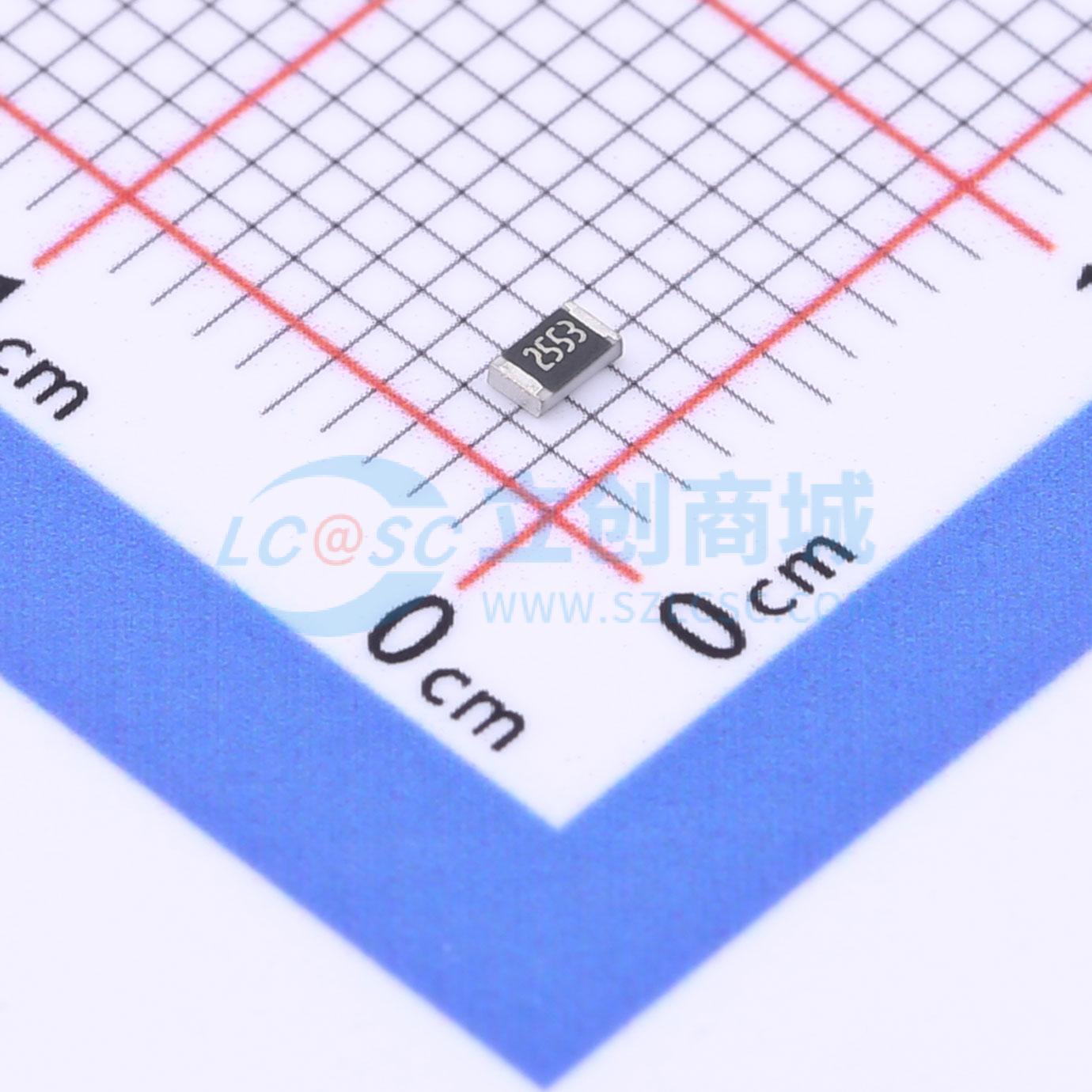 点击查看大图 SCR0805F255K实物图