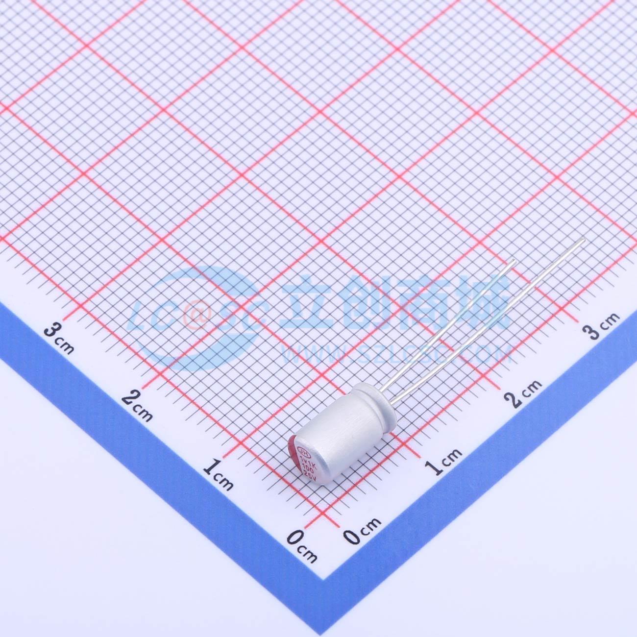 点击查看大图 PCR1EPK101ME08LL20WP实物图