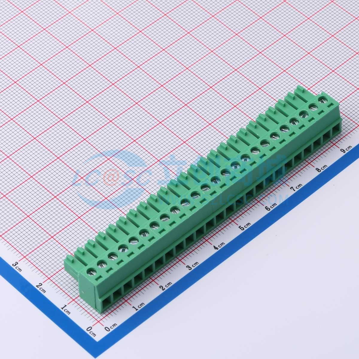 点击查看大图 MX15EDGK-3.81-24P-GN01-Cu-Y-A实物图