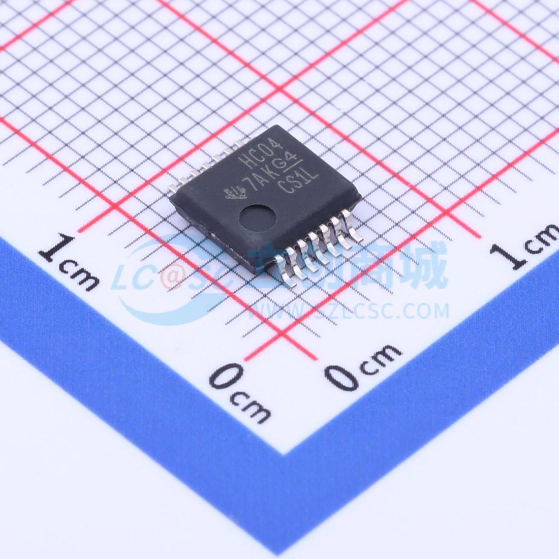 点击查看大图 SN74HC04DBR实物图