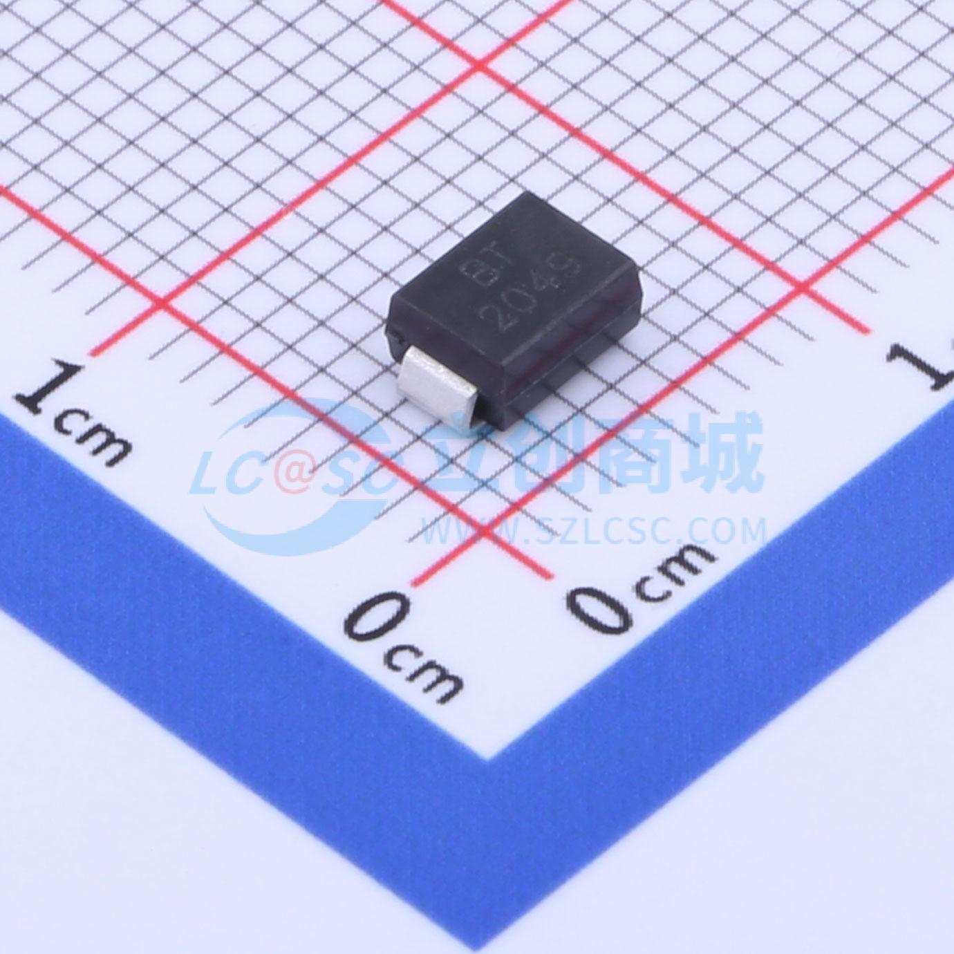 点击查看大图 SMBJ18CA实物图