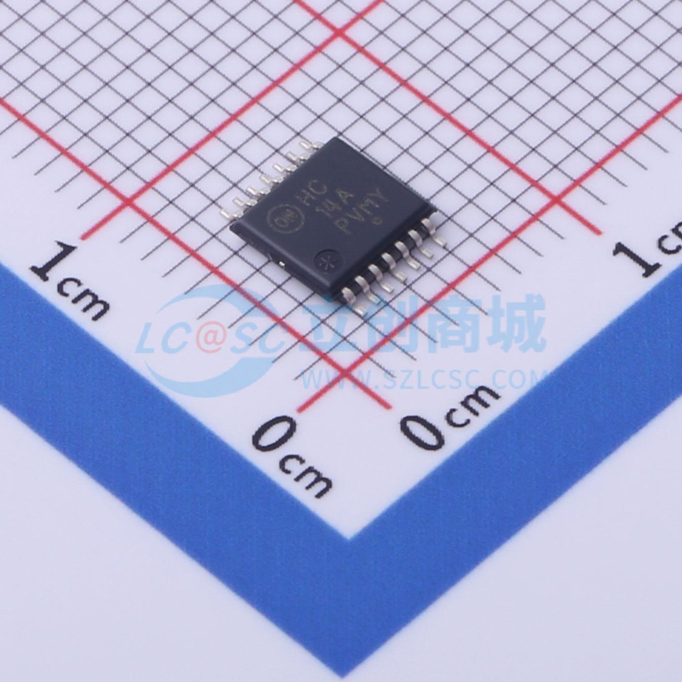 点击查看大图 MC74HC14ADTG实物图