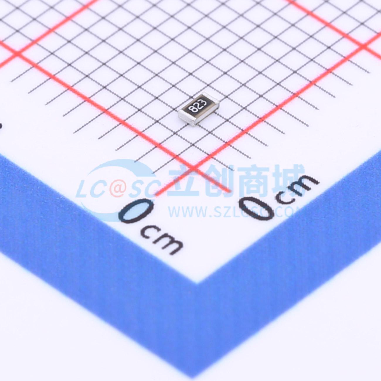 点击查看大图 PTFR0603B82K0N9实物图