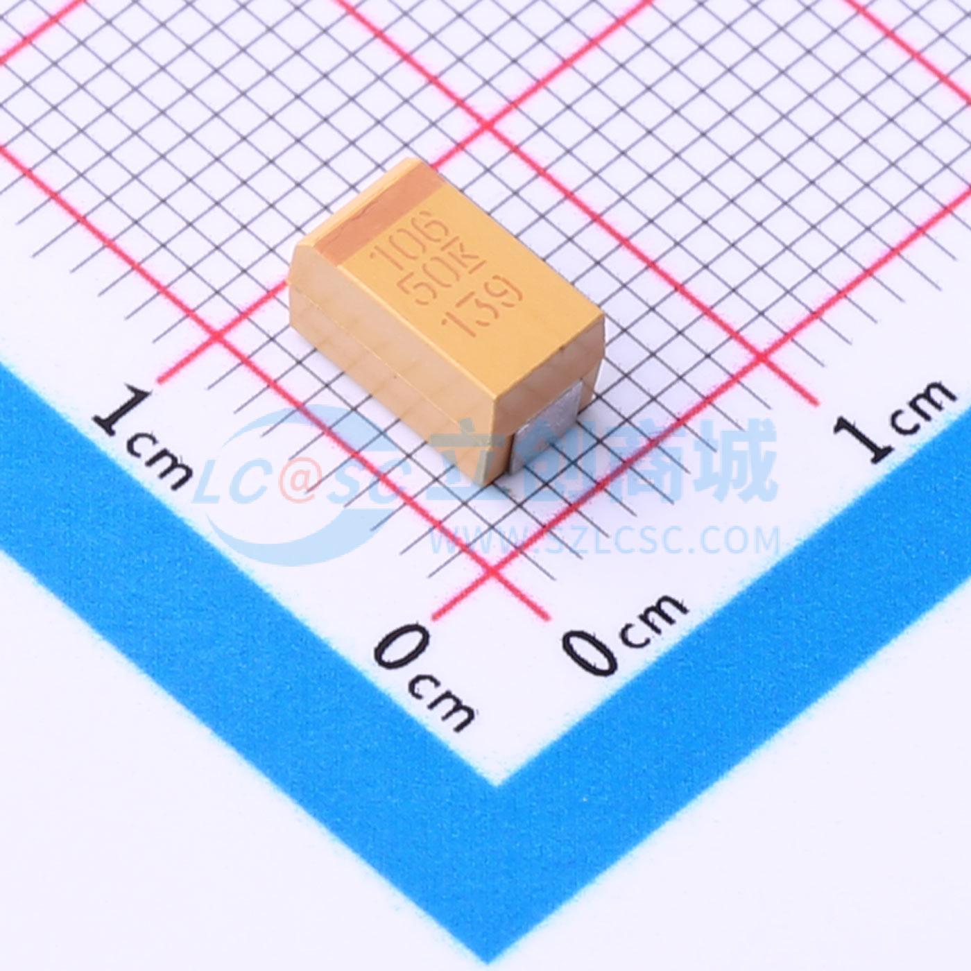 点击查看大图 T491X106M050AT实物图