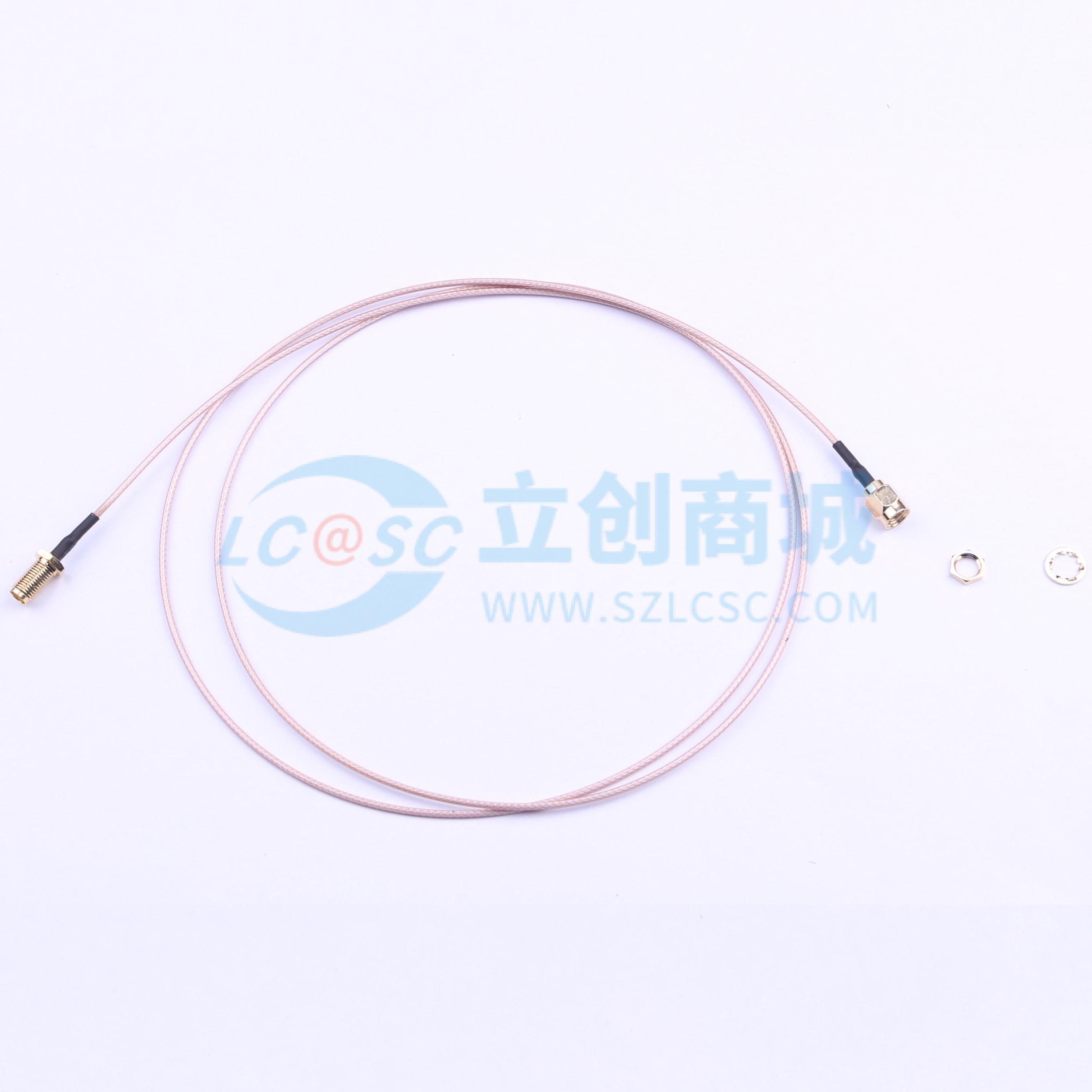 点击查看大图 HJ-RG178-SMA-1200mm实物图