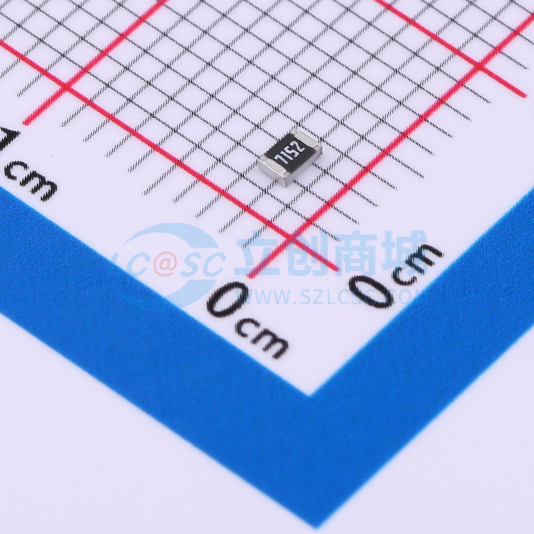 FRC0805F7152TS实物图