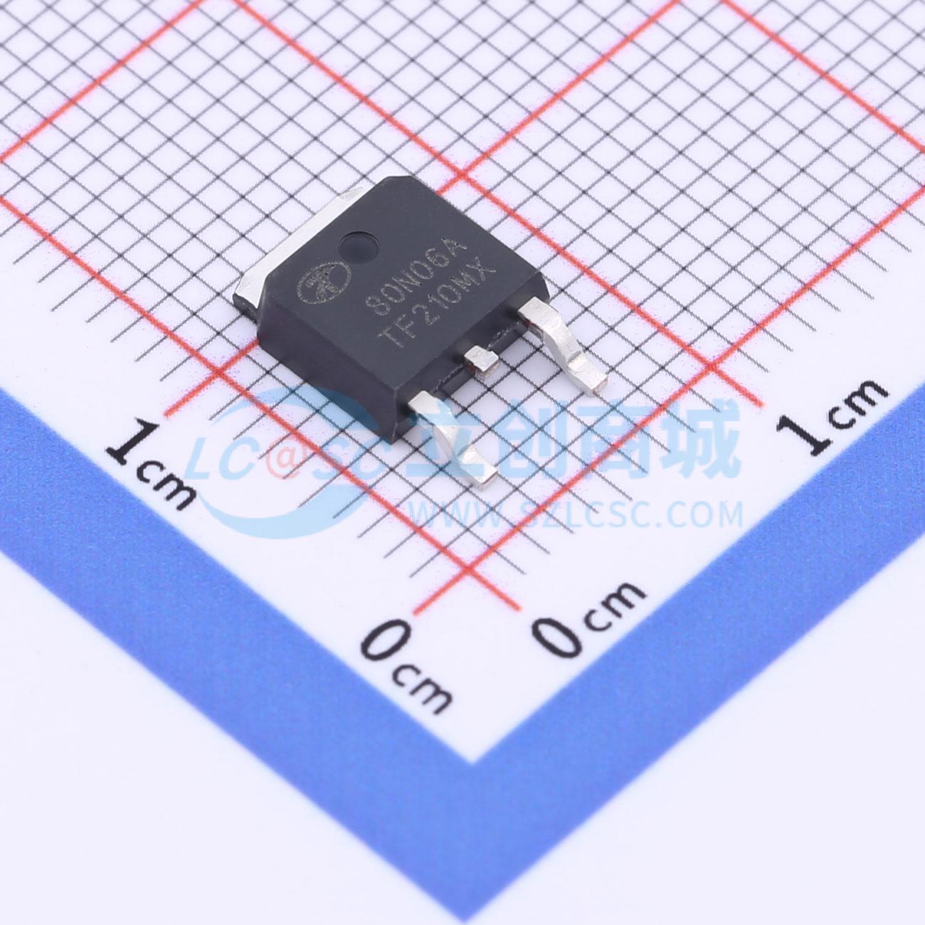 点击查看大图 TF80N06A实物图