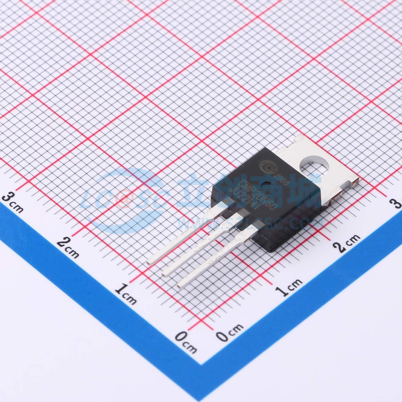 点击查看大图 CMP20N60实物图