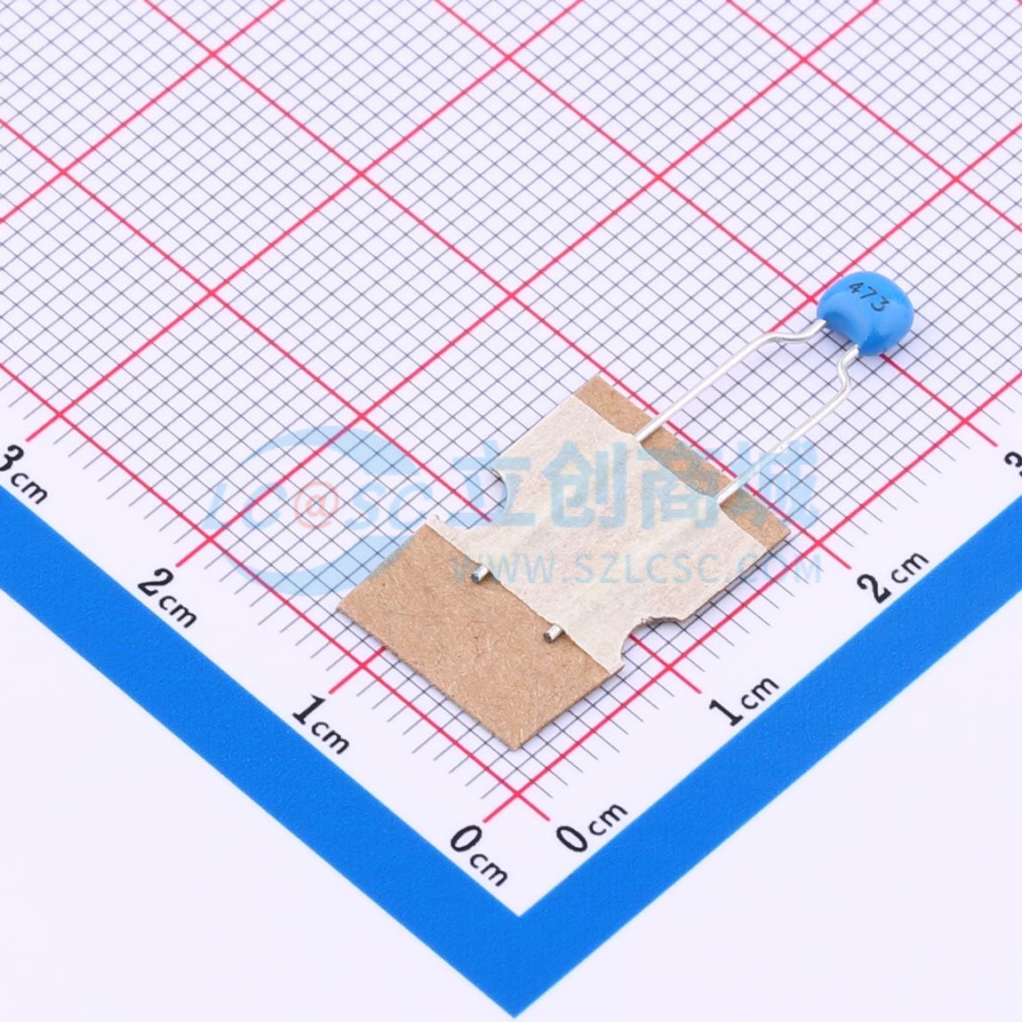 点击查看大图 RD21B473K500A5CAND实物图