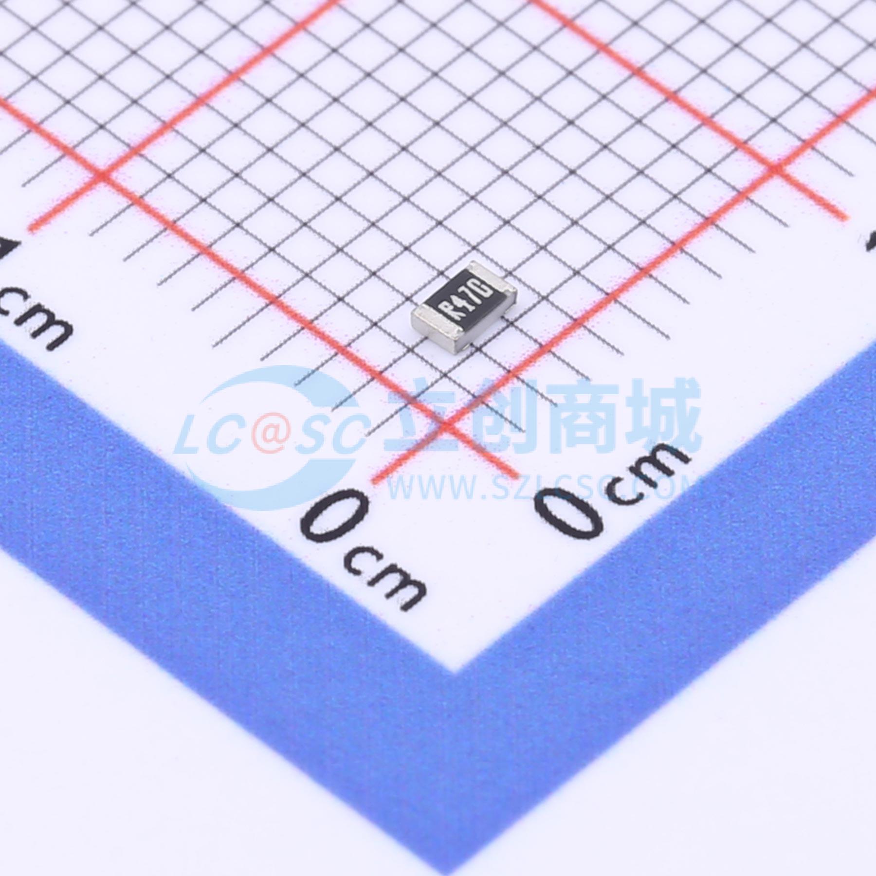 点击查看大图 CR0805J80R47G实物图