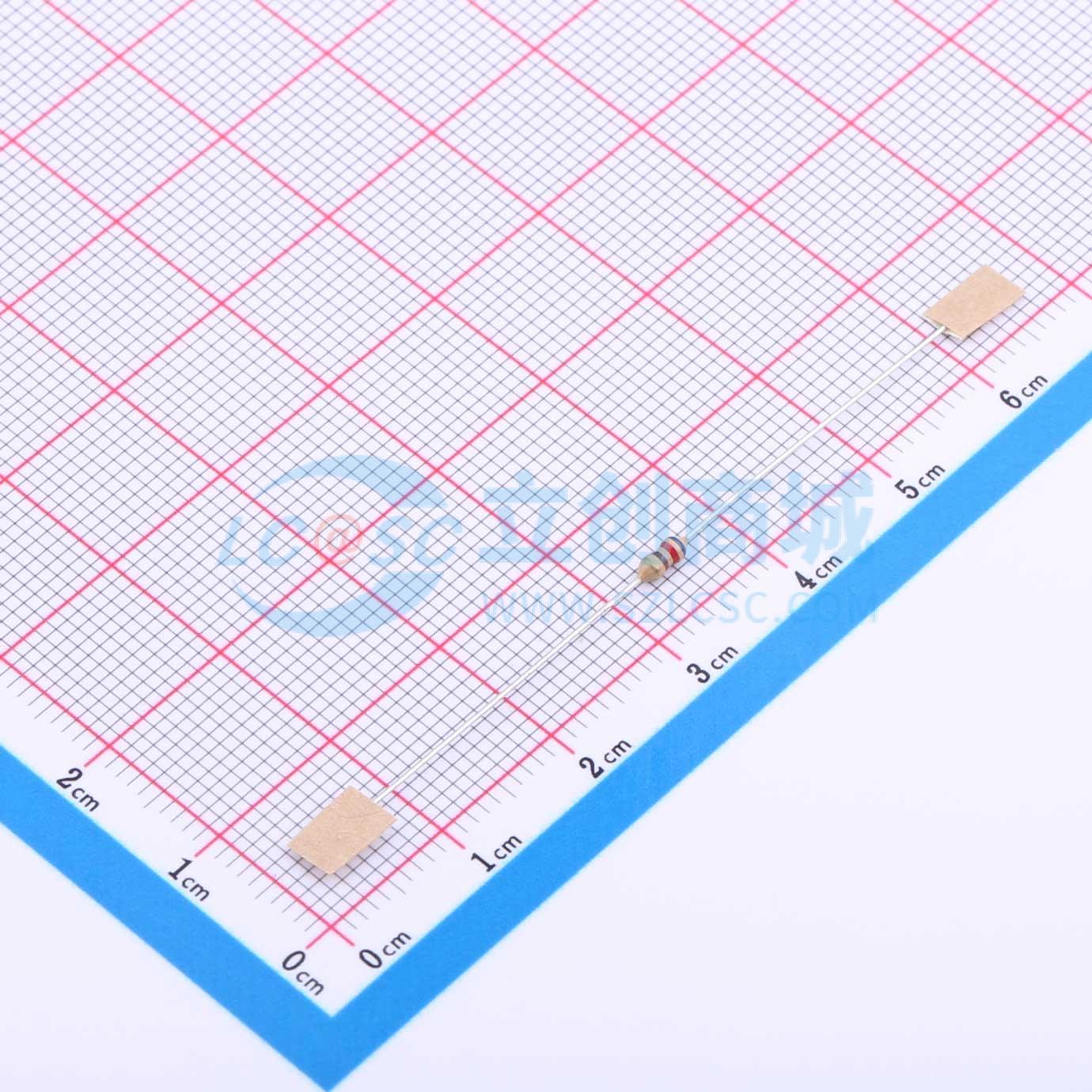 点击查看大图 CR1/8W-620Ω±5%-ST52实物图