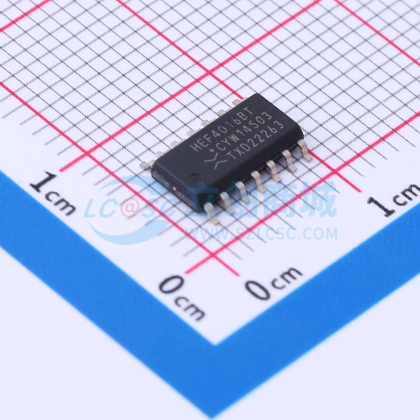 点击查看大图 HEF4016BT,653实物图