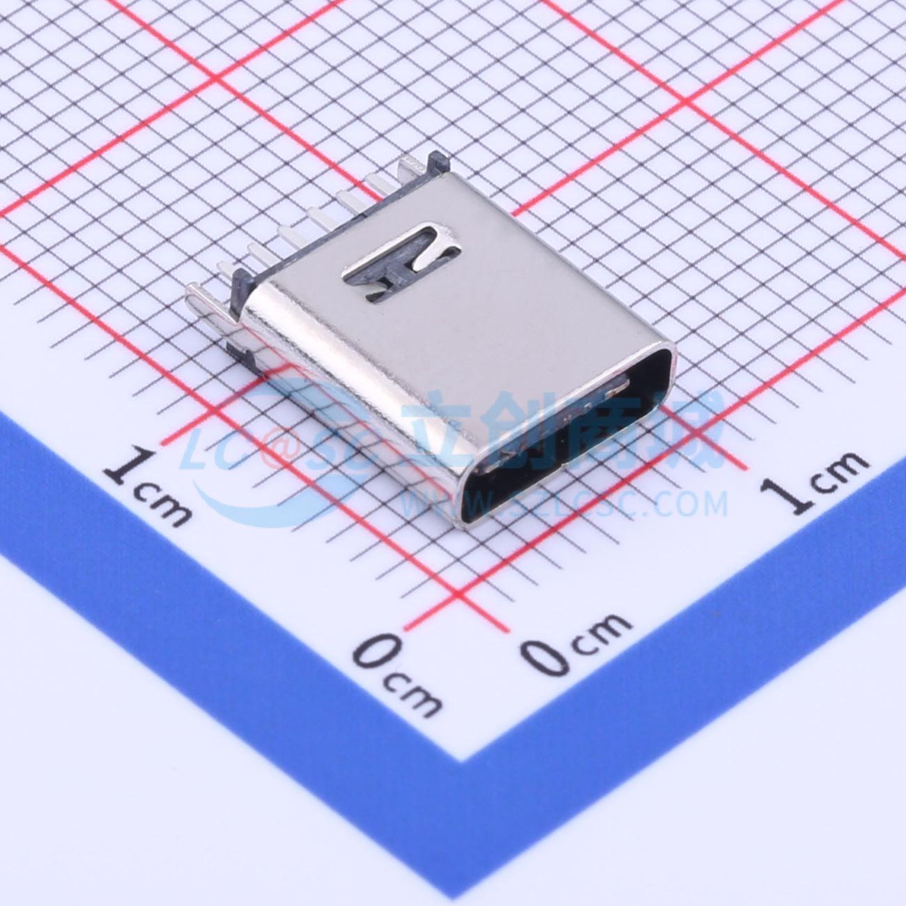 点击查看大图 KH-TYPE-C-L10-6P实物图