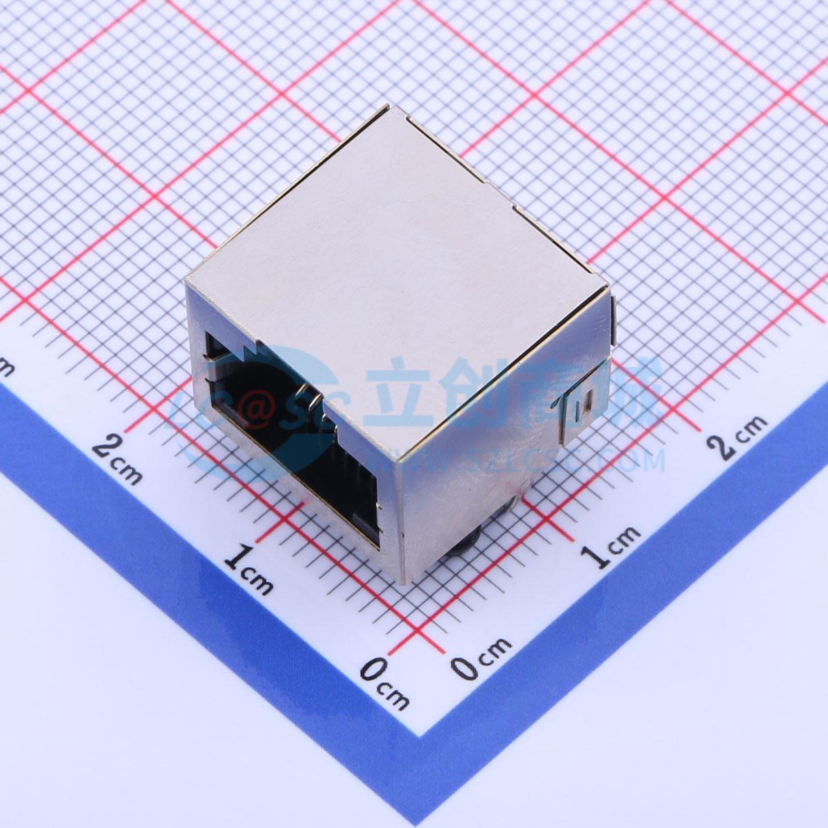 点击查看大图 KH-RJ45-56-8P8C实物图