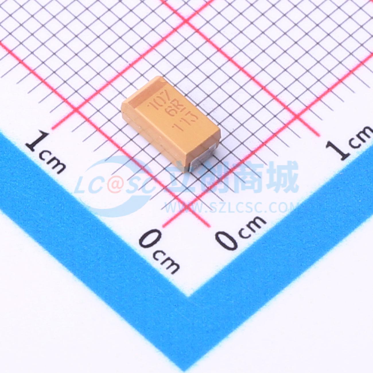 点击查看大图 T495C107M006ATE150实物图