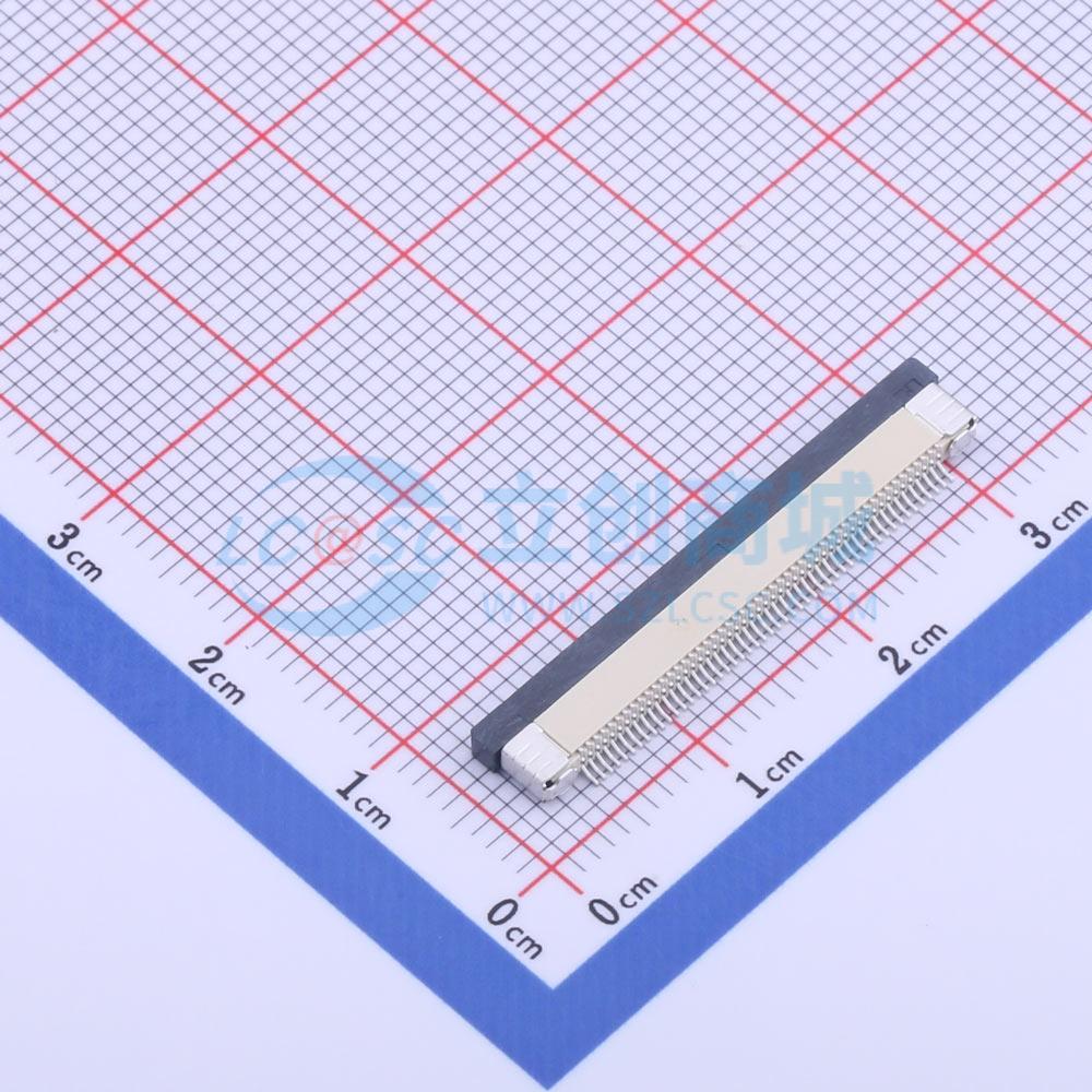 点击查看大图 KH-CL0.5-H2.0-50PIN实物图