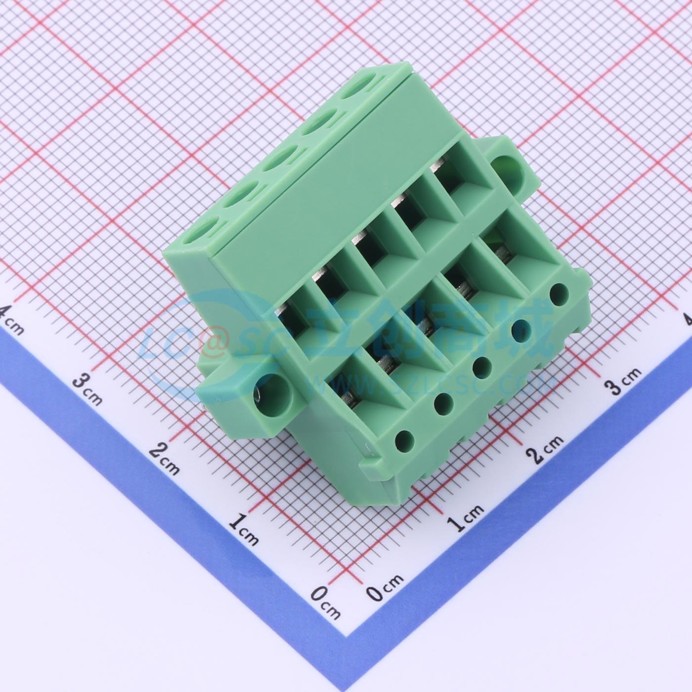 KF2EDGKHM-5.08-5P实物图
