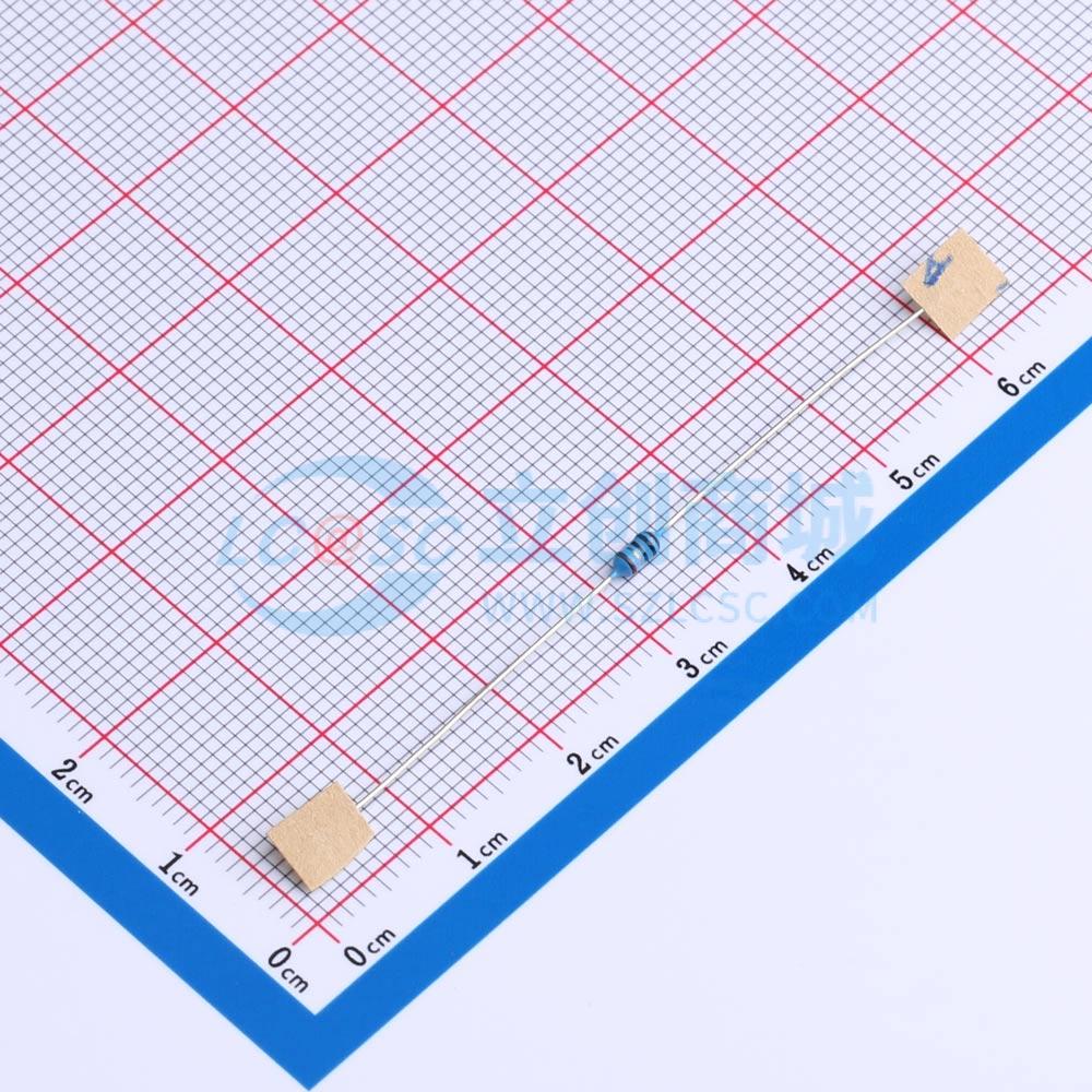 点击查看大图 RN 1/8W 10R F T/B实物图