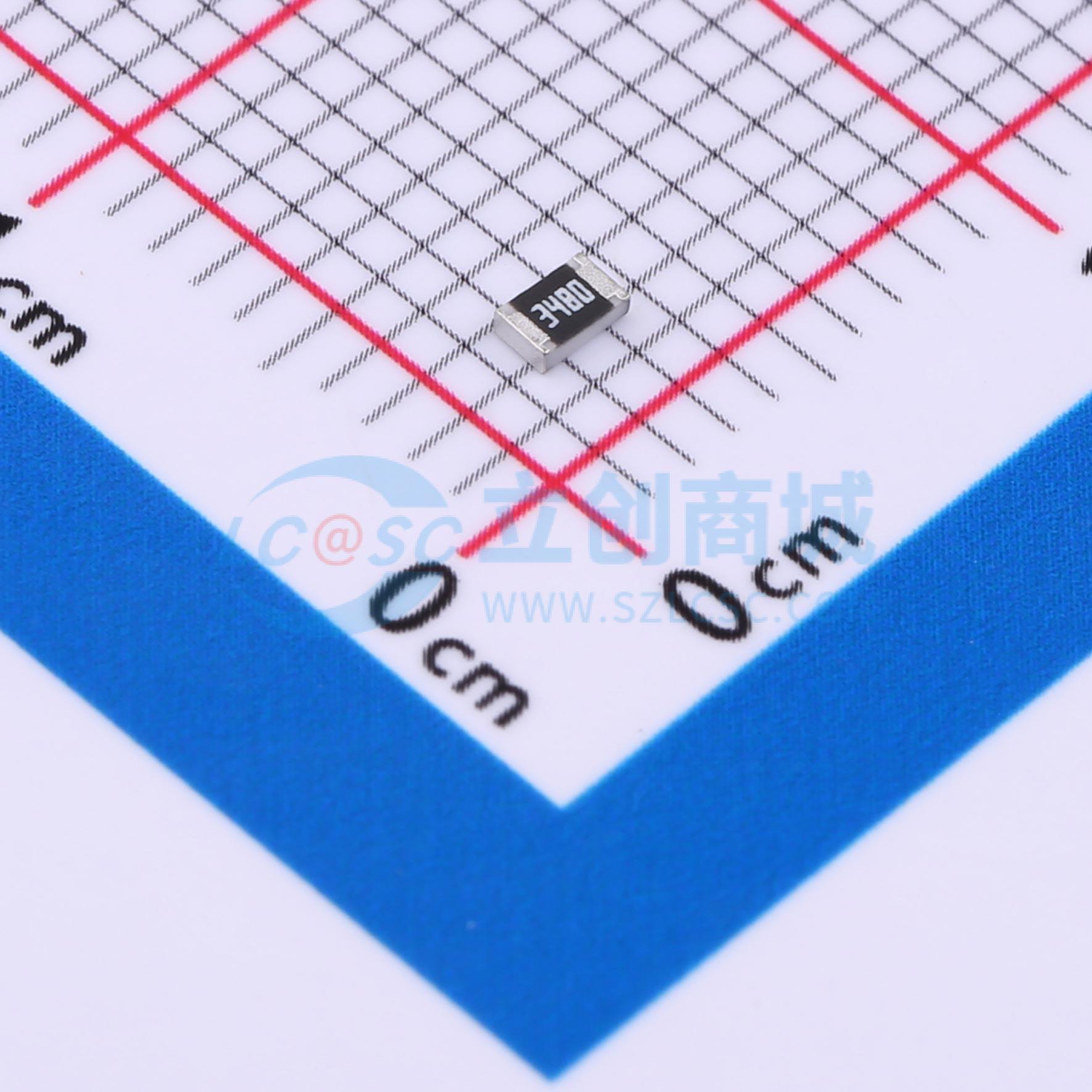 点击查看大图 FRC0805F3480TS实物图
