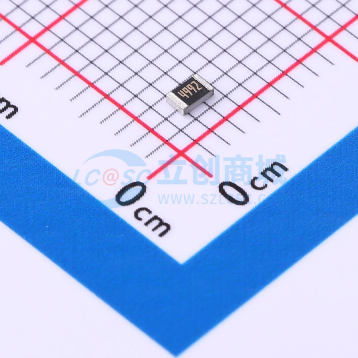HoARG0805-1/8W-49.9KR-0.1%-TCR25实物图