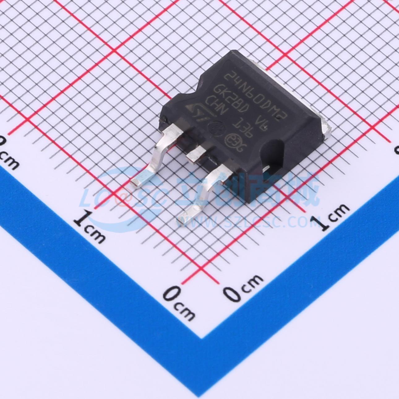 STB24N60DM2实物图