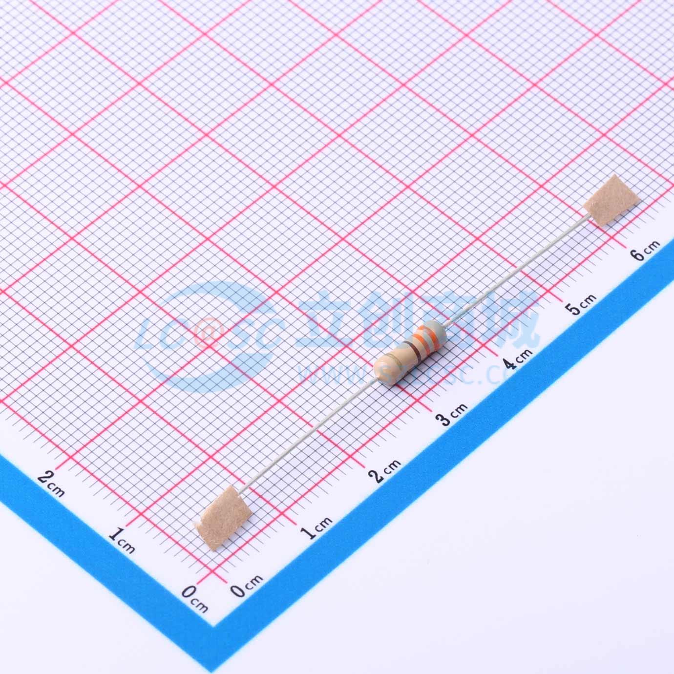 点击查看大图 CR1/2W-330Ω±5%-XT52实物图