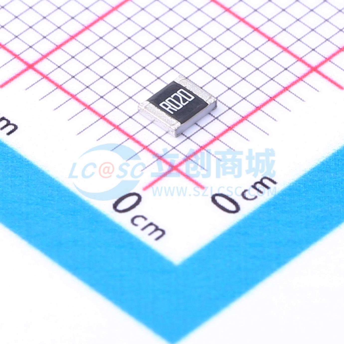 点击查看大图 HoCS1210-20mR-1%-TCR600实物图