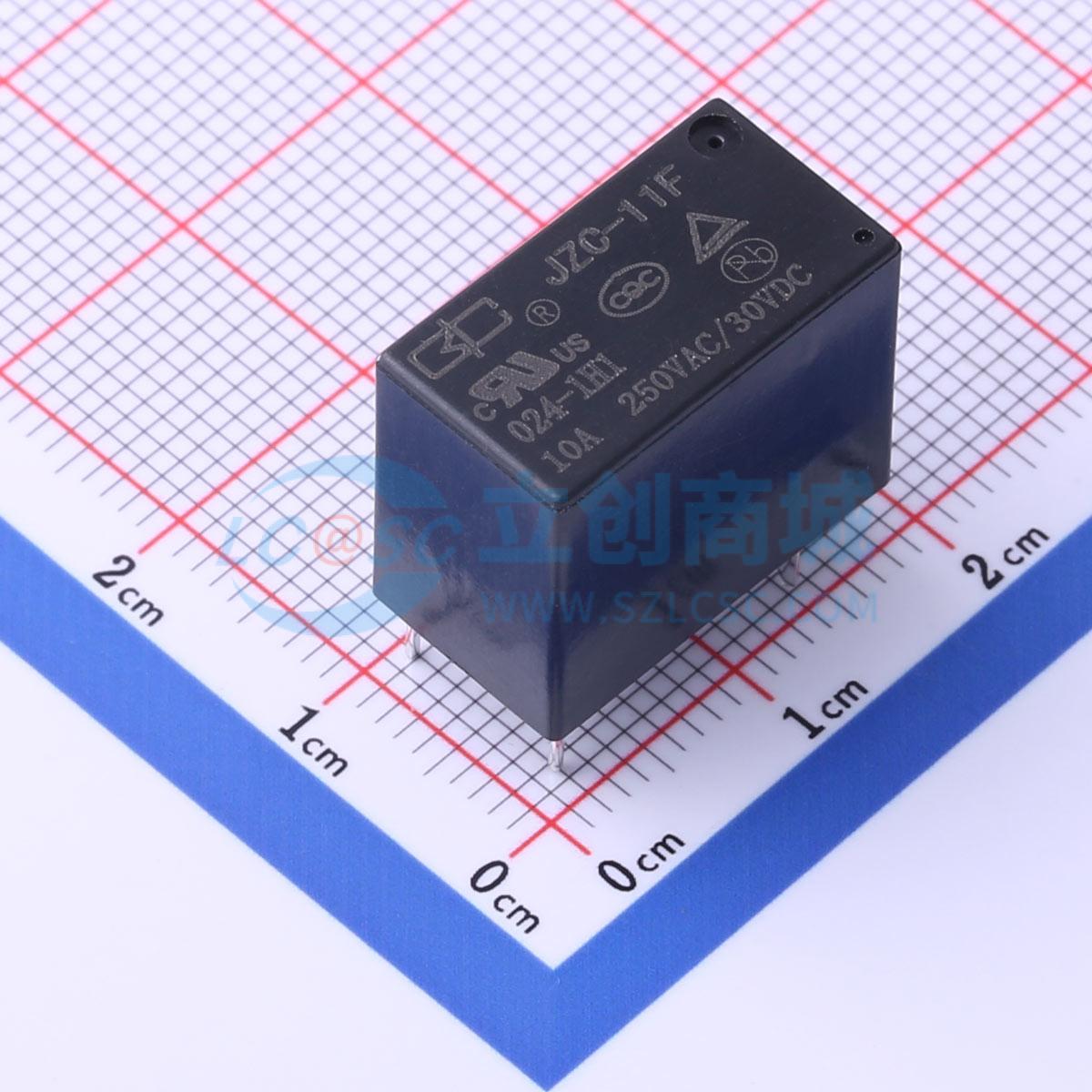 点击查看大图 JZC-11F/024-1H1(10A)实物图