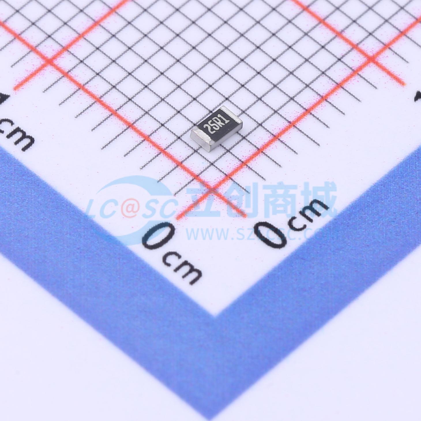 点击查看大图 SCR0805F26R1实物图