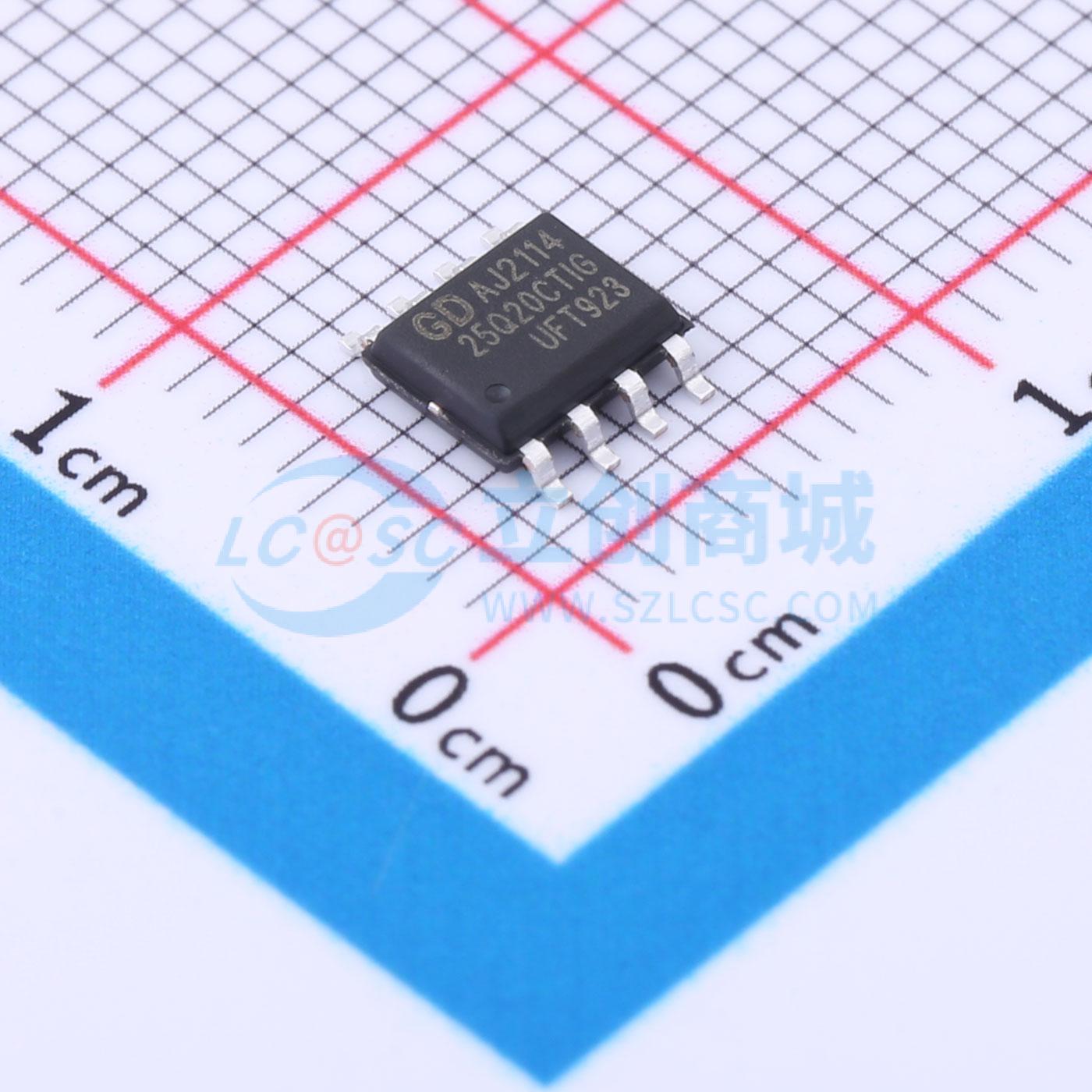 点击查看大图 GD25Q20CTIGR实物图