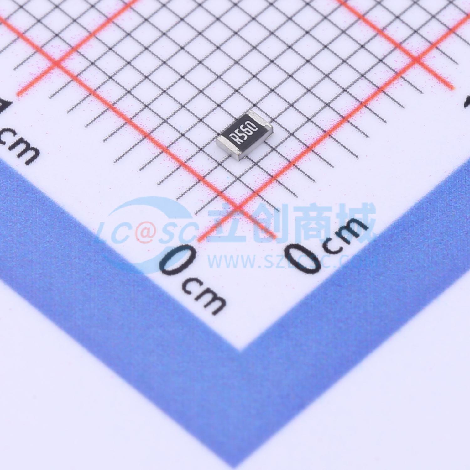 点击查看大图 SCR0805FR560实物图