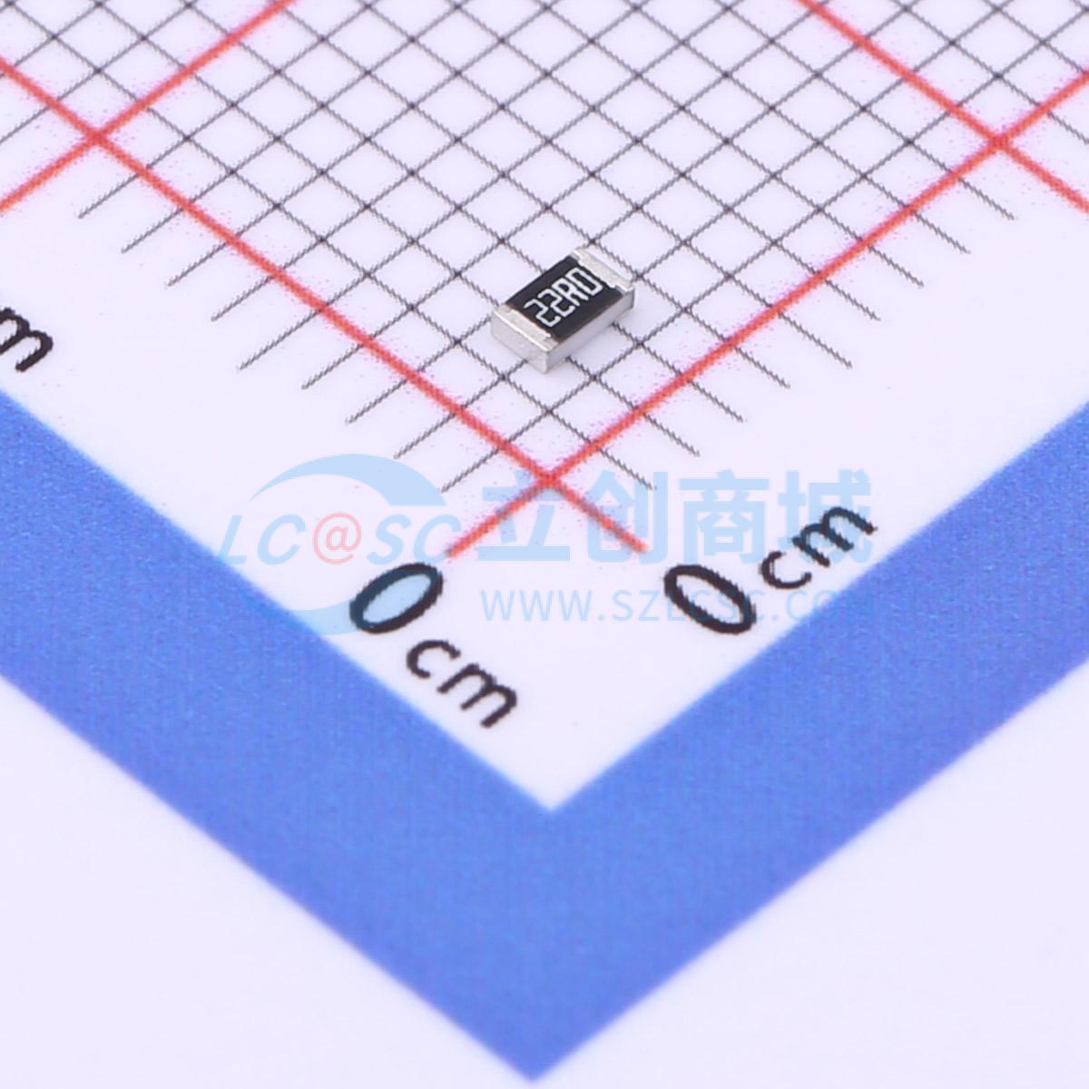 SC0805F22R0F4ANRH实物图