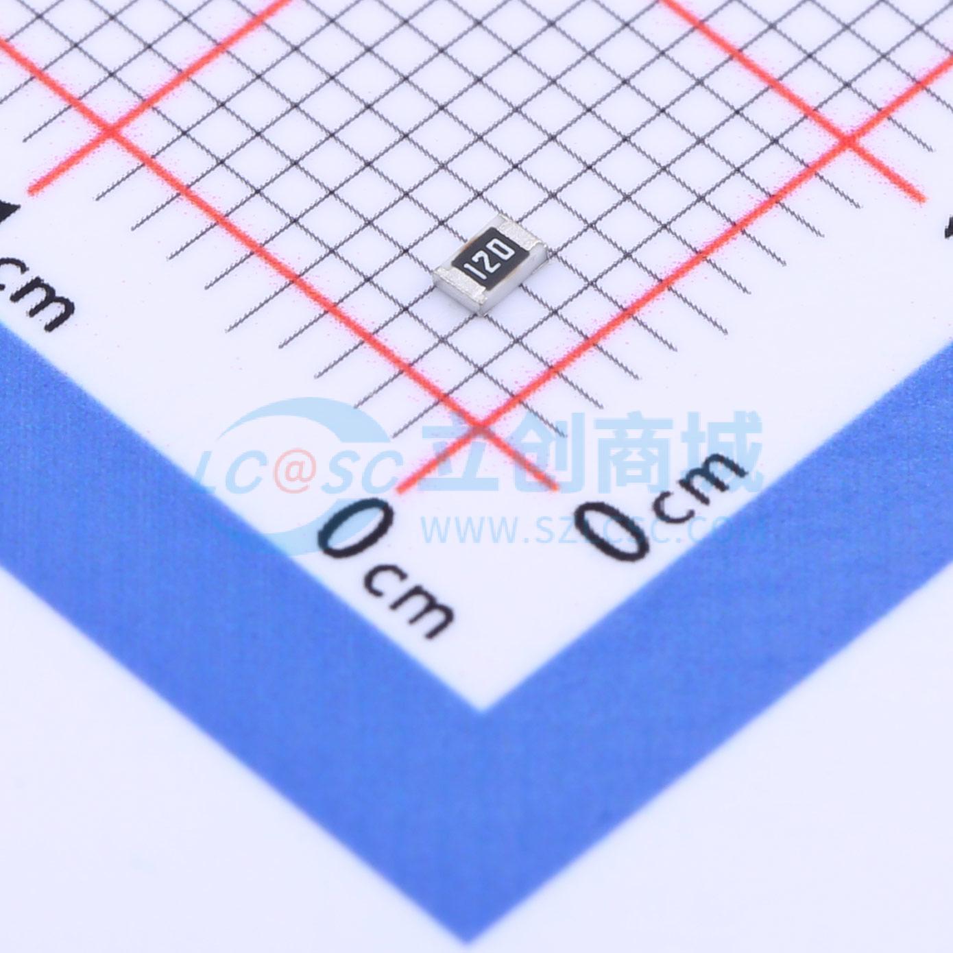 点击查看大图 FRC0805J120TSD实物图