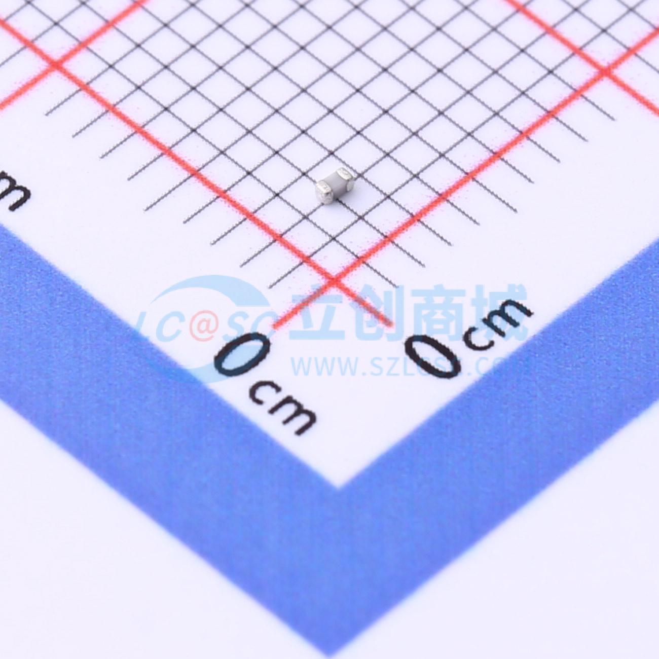 点击查看大图 0402N390G500CT-C实物图