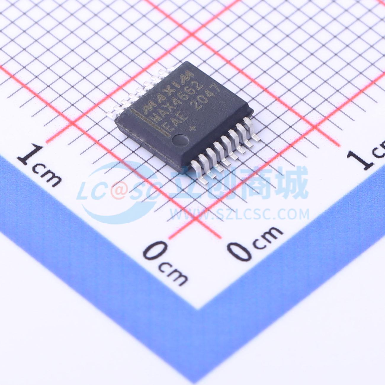 点击查看大图 MAX4662EAE+T实物图