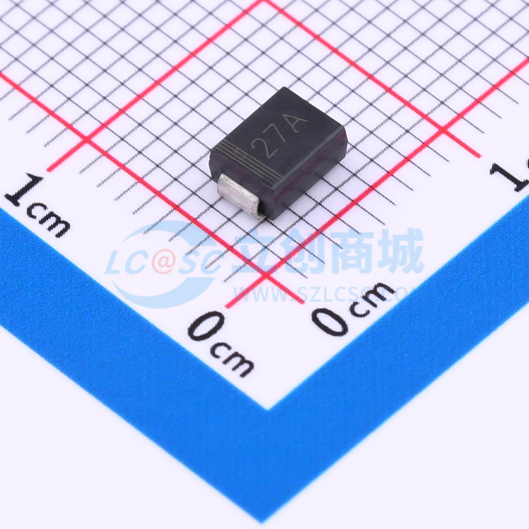 点击查看大图 P6SMB27A实物图