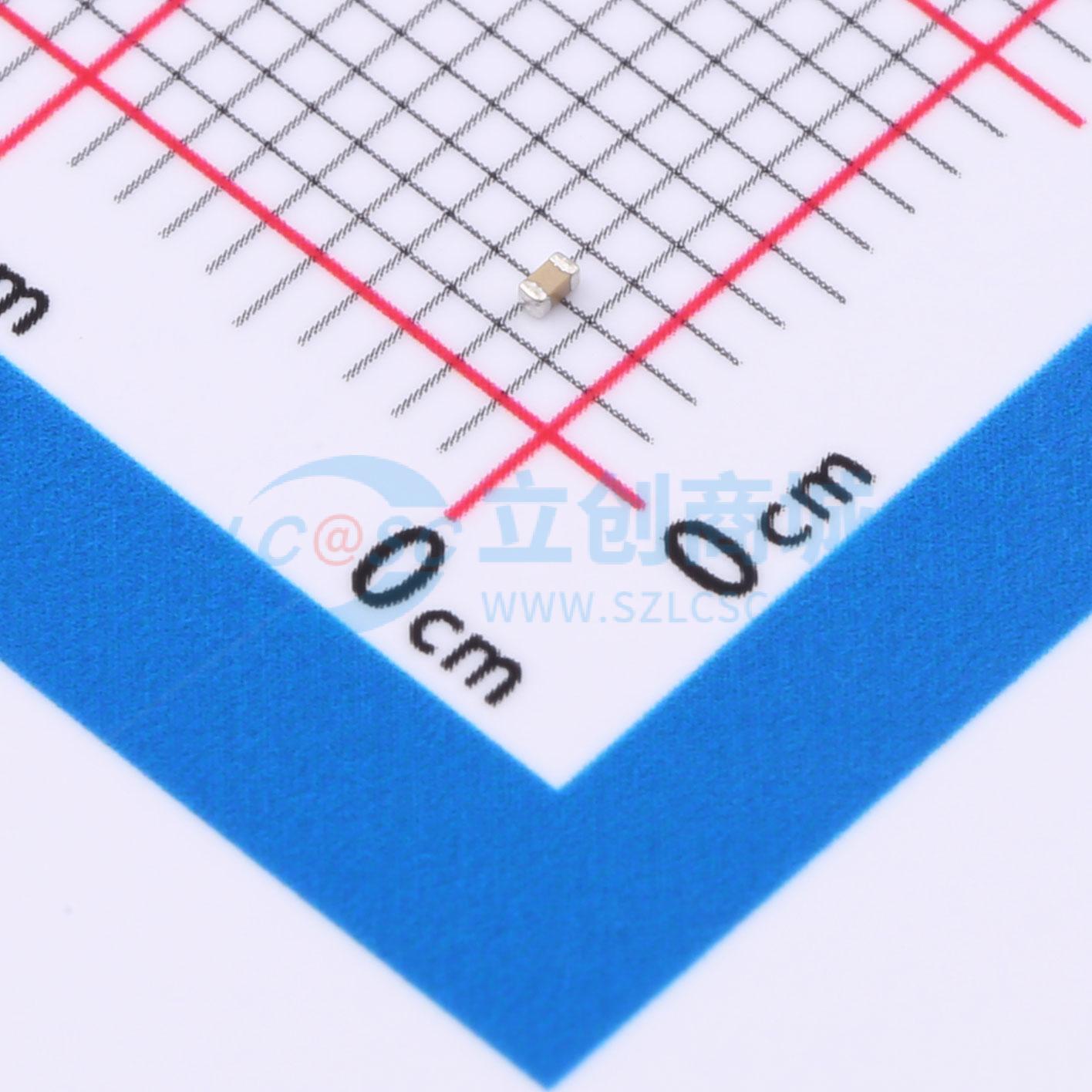 点击查看大图 CS0402KRX7R9BB102实物图