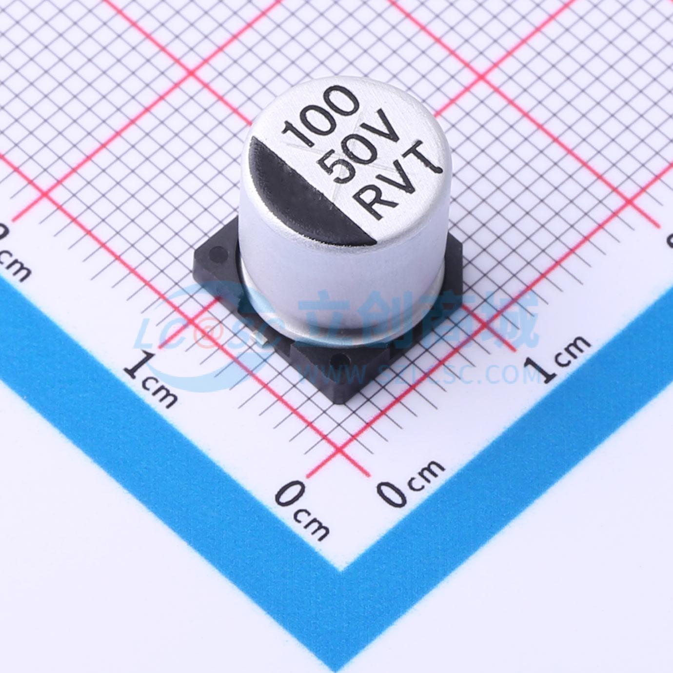 点击查看大图 RVT1H101M1010实物图