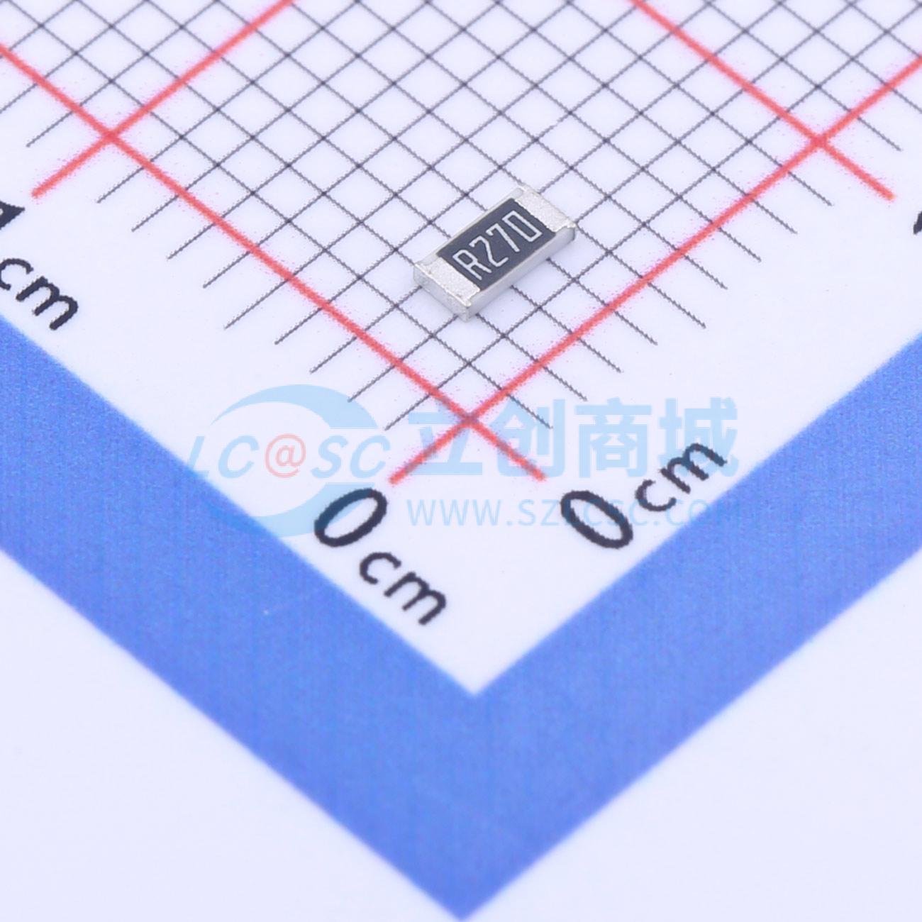点击查看大图 FRL1206JR270TS实物图